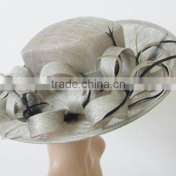 Kentucky Derby Races big brim sinamay hat wholesale,church hat,party hat,wedding hat