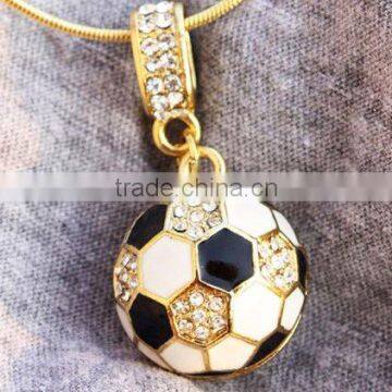 wholesale crystal football charms