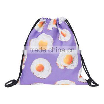 Brand New 3D Printed High Quality Cute Drawstring Backpack Bag