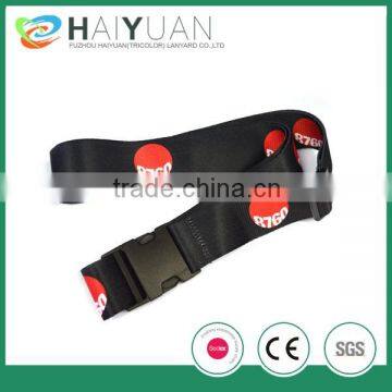 CMYK sublimation travel luggage strap with release buckle