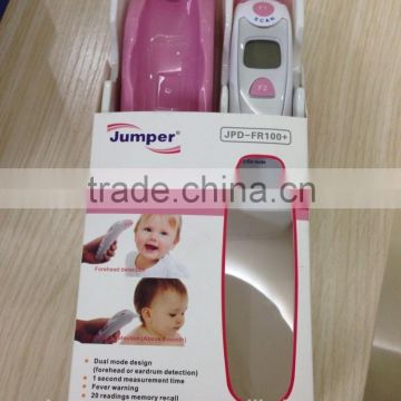 Fever alarm function Jumper ear&forehead dual modes infrared thermometer