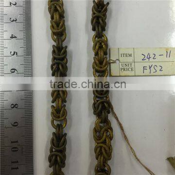 Popular decorative brass handmake chain.fashion decorative chain.Clothing chain, waist chain, bag chain, key chain