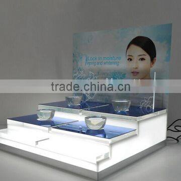 Acrylic Material cosmetic point of sale display