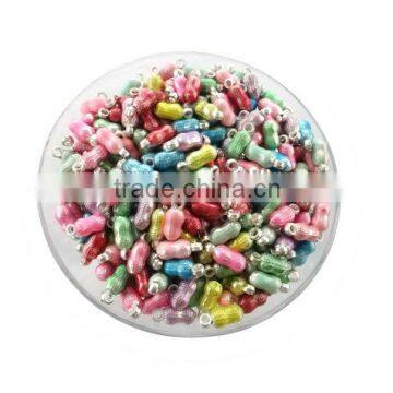 wholesale cheap loose colorful acrylic beads to make beautiful bracelets