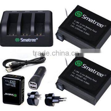 Smatree gopros he ro4 battery factory price new product gopros he ro 4 battery