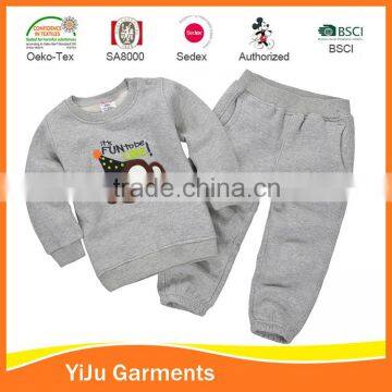 2016 Boy's cotton soft good quality cartoon emboridary sleepwear homewear knitting wear