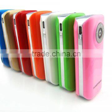 Universal Usb Led Light 5600Mah External Portable Powerbank Pink