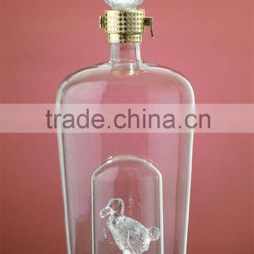 2016 New Style Professional Design Customization Eco-Friendly Clear Glass Bottle For Wine And Alcohol photo-5