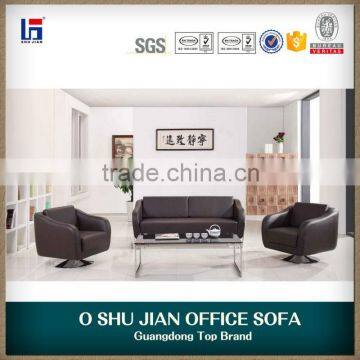 modern sofa metal frame leather couch sets SJ592