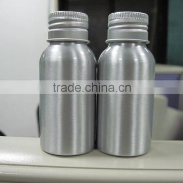 unique liquid empty aluminum bottle with aluminum cap