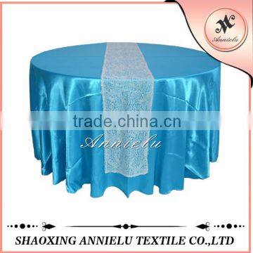 Ivory wedding sequin fancy table runners
