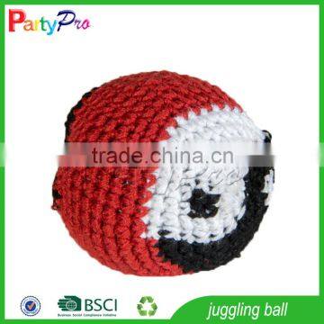 Partypro Chinese Supplier Zhejiang Factory Cotton Thread Wholesale High Quality Kick Ball for Children Juggling Ball