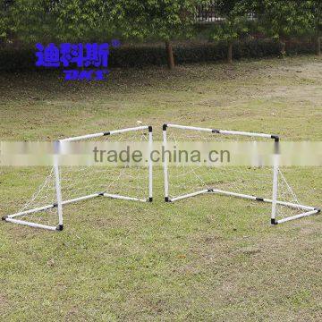 New Soccer Trainer Two Goal Soccer Set 3 Goals Nets