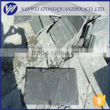 Floor covering slate tiles ,black color slate tiles for floor