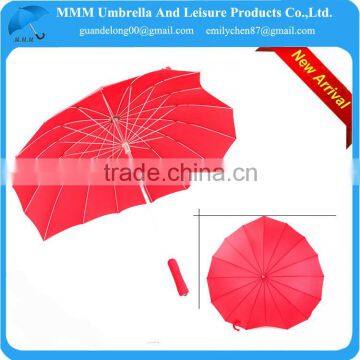 2014 love shape umbrella lover umbrella wedding umbrella