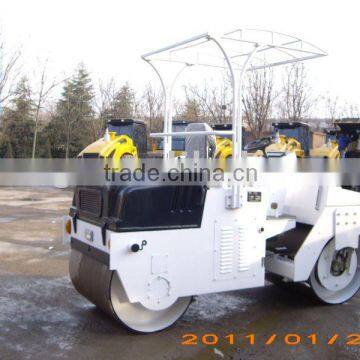 double drum vibratory road roller