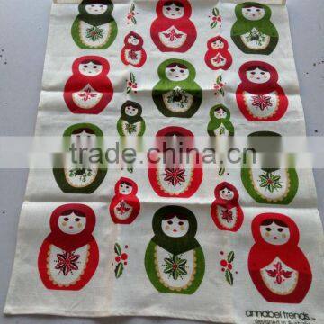 Kitchen Linen Tea Towel for Promotion and Giftkitchen Printed Tea Towel for Home Decoration Cat Design photo-4