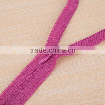 NO.3 open end Auto lock invisible zipper