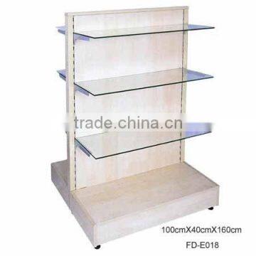 wooden display rack