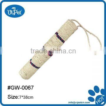 Plain cylinder sisal scratching for cat