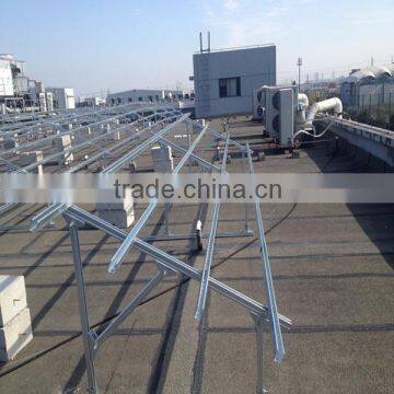 flat roof pv mounting system