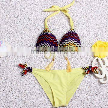 wholesale Triangle Sexy Printing women bikini swimwear