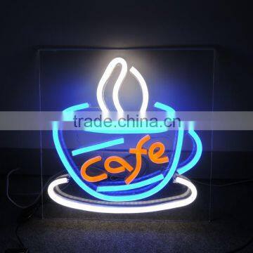 Acrylic Board 12V advertising led neon signs 45x45cm