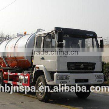 NEW PRODUCT ZHONGQI HOWO vacuum waste oil suction truck