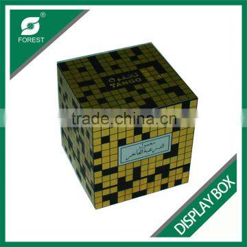 HIGH QUALITY CUBE SHAPE CARDBOARD GIFT DISPLAY BOX FOR DISPLAYING JEWELLERYS photo-6