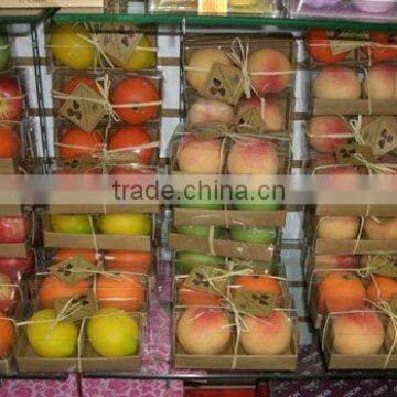 2pcs apples candle set ,Fruit shape Candle