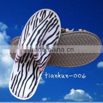 zebra kid's slippers