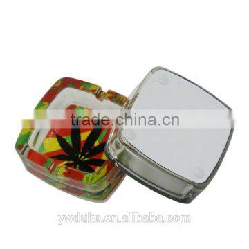 Smoking Accessories GT-1110 design cheap clear glass ashtray ashtray decal