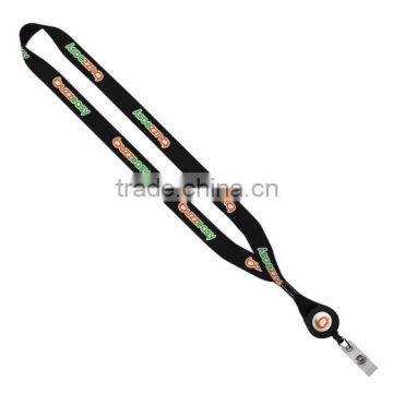 3/4" Dye-Sublimated Lanyard with Metal Crimp and Retractable Badge Reel