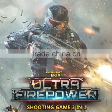 Arcade Pandora's Box Class Ultra FIREPOWER 3 In 1 Shooting Game Machine