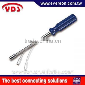 Nut driver screwdriver for hex head screw hose clip clamp