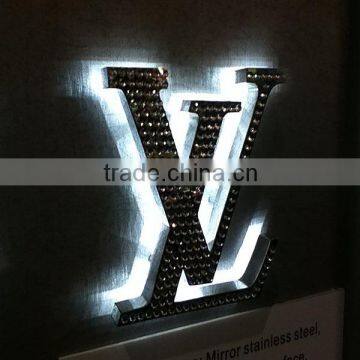 High technique Shining Punching LED Sign Letter / punching led sign