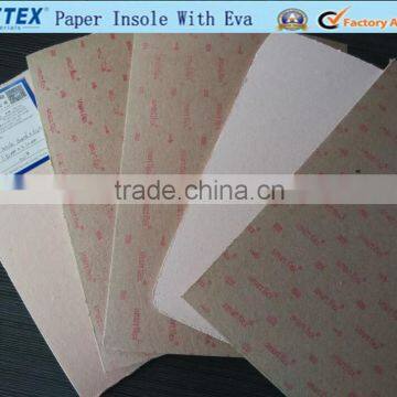 insole board with eva for making shoe,paper insole eva board