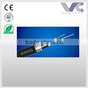 FrankEver optical fiber cable 2-36 Core GYTY53 Stranded Loose Tube Armored