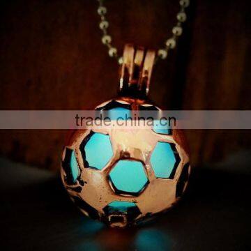 Football glowing pendant necklace Glowing Necklace glow jewelry