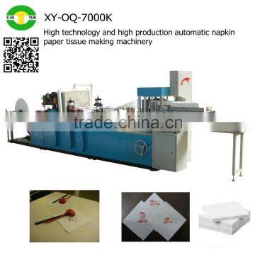 High technology and high production automatic napkin paper tissue making machinery