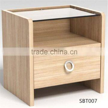 Manufacture supply Fashion modern design wooden mirror night stand