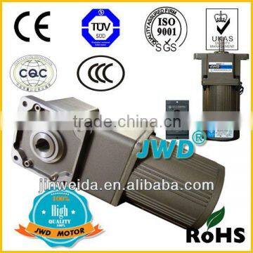 AC induction electric motor for textile machine