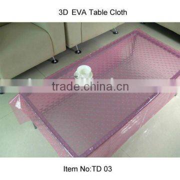 plastic transparent table cover