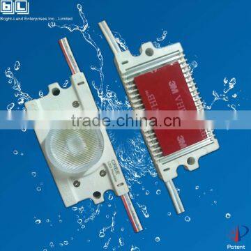 Fire-proof ABS casing ip67 2.7w High power led module 12v with 5year warranty