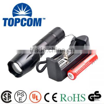 Rechargeable Battery Power Supply XM-L T6 LED G700 Police Flashlight Torch