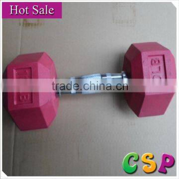 best price wholese rubber coated good grade dumbbell set for male and female use popular color