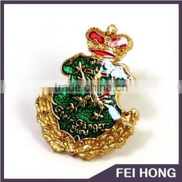 Manufacturer Crown Shape Pin Lapel Badge