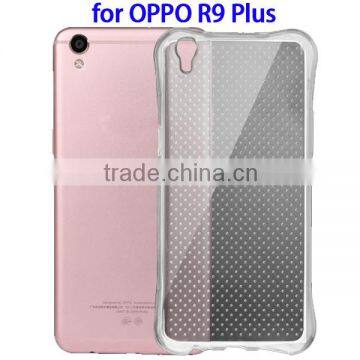 In Stock Now Transparent TPU Phone Case for OPPO R9 Plus