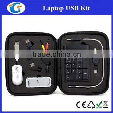 Computer Set Laptop USB Kit With Mouse USB Hub Keyboard GET-UK007