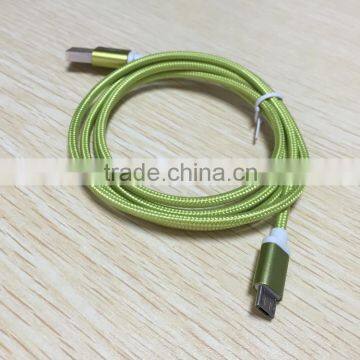 USB 2.0 A Type Male to Micro Usb 2.0 Male Data Charging Cable Green Color photo-3